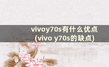 vivoy70s有什么优点(vivo y70s的缺点)